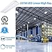 LEONLITE LED Linear High Bay Light 4FT, 225W 1500W Eqv. 29250LM Linear High Bay Shop Light, 120-277V, UL Listed, 1-10V Dimmable Commercial LED Hanging Lights for Warehouse Garage, 5000K Daylight