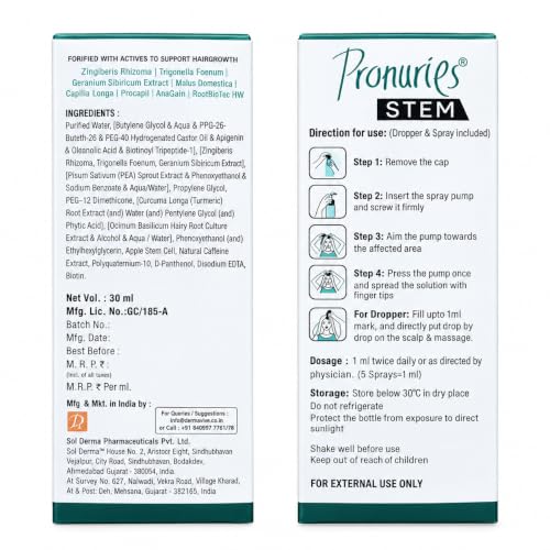 Pronuries STEM Hair Serum 30 ml - Image 5