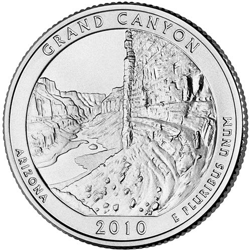 2010 P Satin Finish Grand Canyon Arizona National Park NP Quarter Choice Uncirculated US Mint