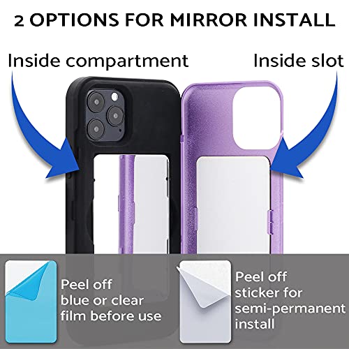 TORU CX PRO for iPhone 12 Pro/iPhone 12 Case Wallet, Purple - Image 4