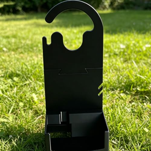 PIAOLGYI Support universel noir fixation solide pour accessoire maison - 3