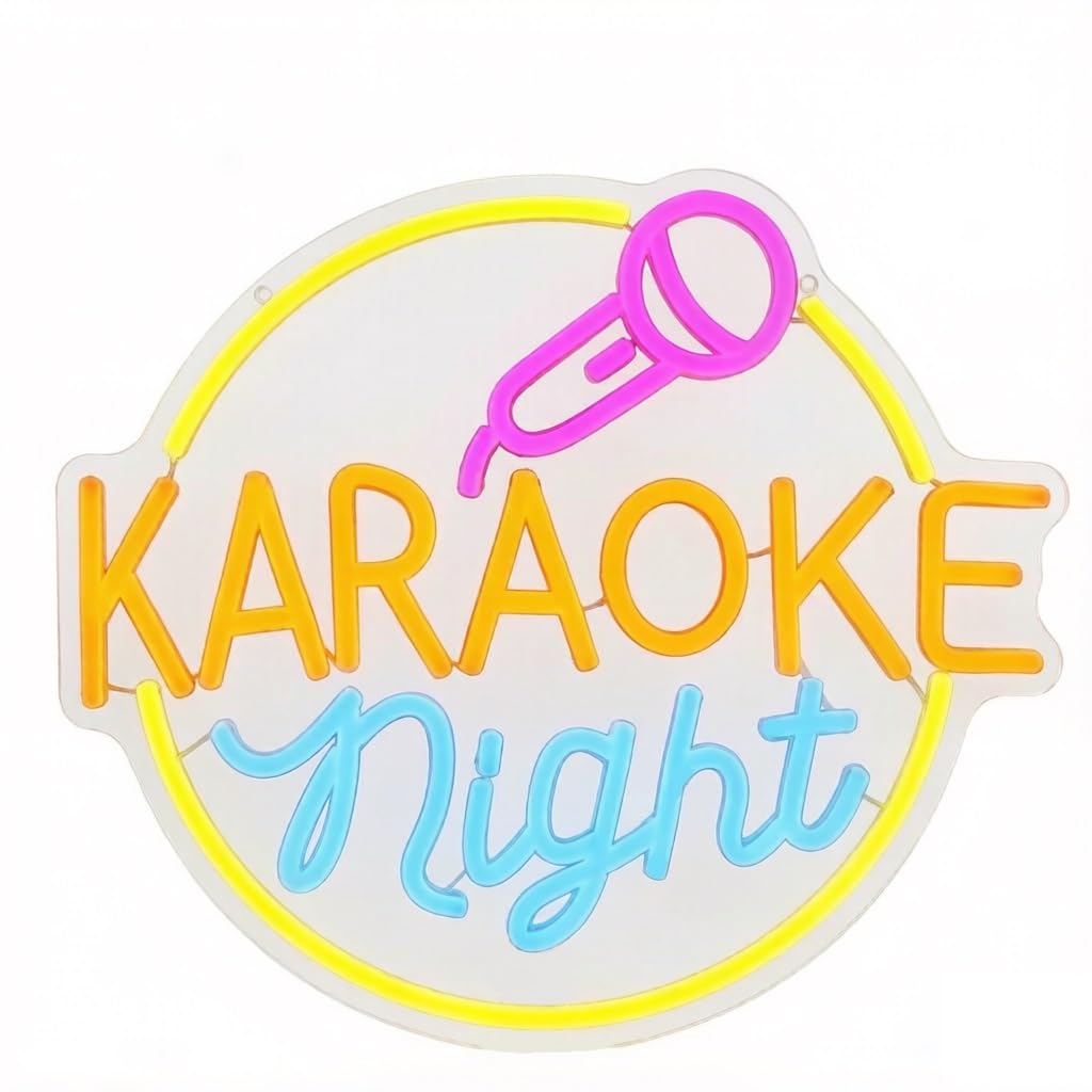 5V USB Dimmable Karaoke Neon Light for Bar, Party, Home Bar(6(33 * 32.5cm))