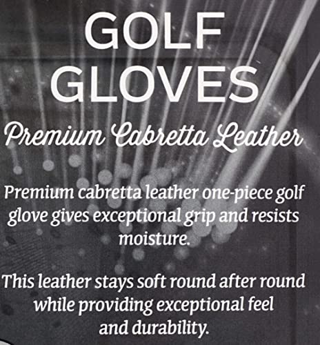 Kirkland Signature Premium Cabretta Leather Golf Gloves 4pk