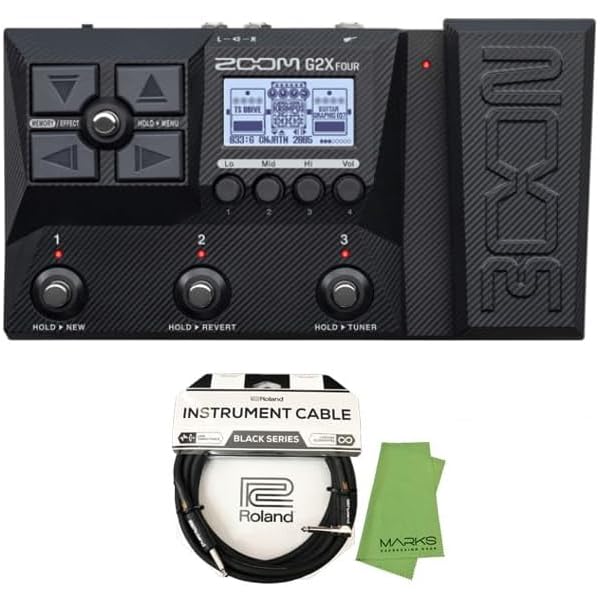Amazon.co.jp: ZOOM ズーム - マルチエフェクター G2X FOUR + Roland 