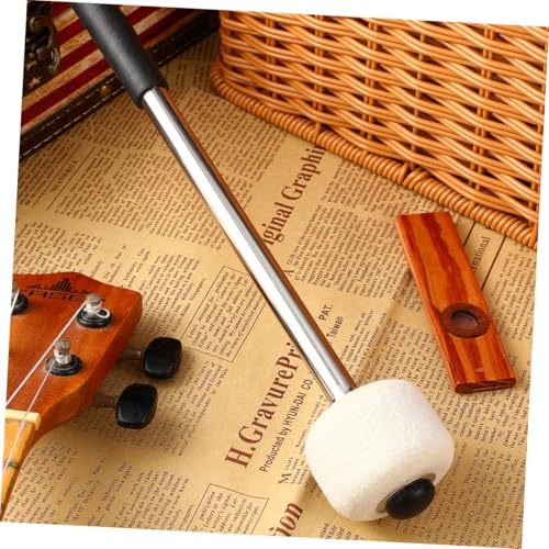Mazas de percusión para batería, baqueta larga con cabeza de fieltro de lana, para niños, niñas y principiantes miniatura 4