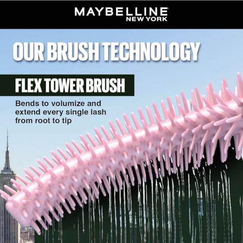 Image of Maybelline New York Lash Sensational Sky High Blue Mascara, Green Altitude | Lengthening & Easy Wash Formula, 7.2ml