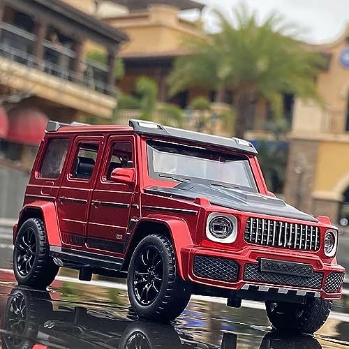 Image of Darvice G Wagon 1:32 Scale Diecast Metal Toy Car For Kids Die Cast Pullback Toy Car With Openable Doors Light Music Best Toys Gifts Toys For Boy - Multicolor