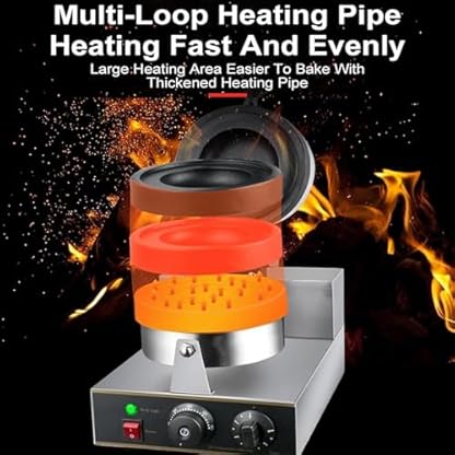 Elektrische Burger-Presse Elektrische Burger-Maschine, kommerzieller Burger-Maker, 1300 W, antihaftbeschichtete elektrische Burger-Presse, Temperaturregelung 50–300 °C, doppelseitige Heizung – Bild 7