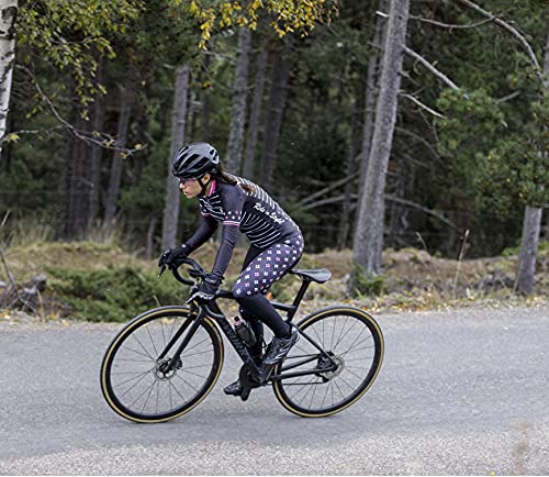 FDX Women’s Cycling Bib Tights, Lightweight, Windproof, Super Roubaix Thermal Fabric, Padded, Quick Dry Ladies Cycling… - Image 7