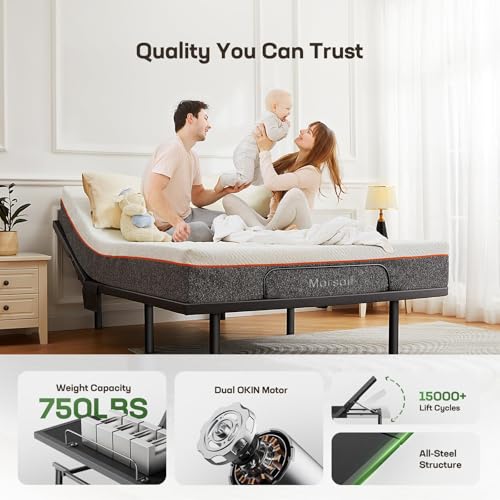 electric adjustable bed frame Package product image