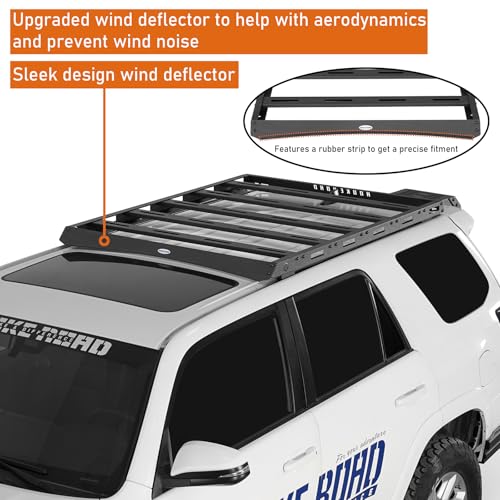 Hooke Road 4Runner 3/4-Length Roof Rack for 2010-2024 Toyota 4Runner 5th Gen