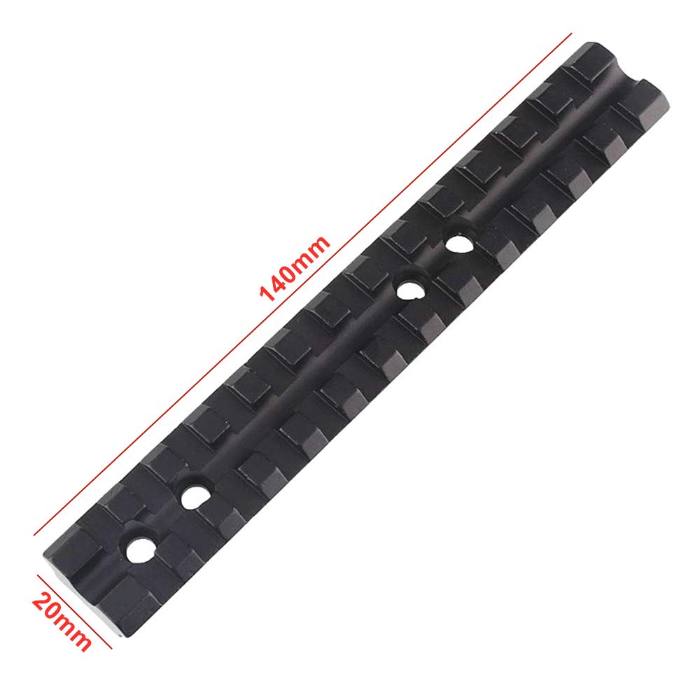 Yatrouys Mossberg 500/590/835 Series Shotgun Picatinny/Weaver Rail Mount, 13 Slots Scope Base Top Rail Mount