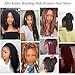Xtrend 16 Inch 5 Bundles 150g Natural Black Afro Kinky Curly Braiding Bulk Hair For Mini Braiding Twists ，Afro Kinkys Bulk Synthetic Hair For Micro Spring Twist，Dreadlock Extensions Repair Locs Women