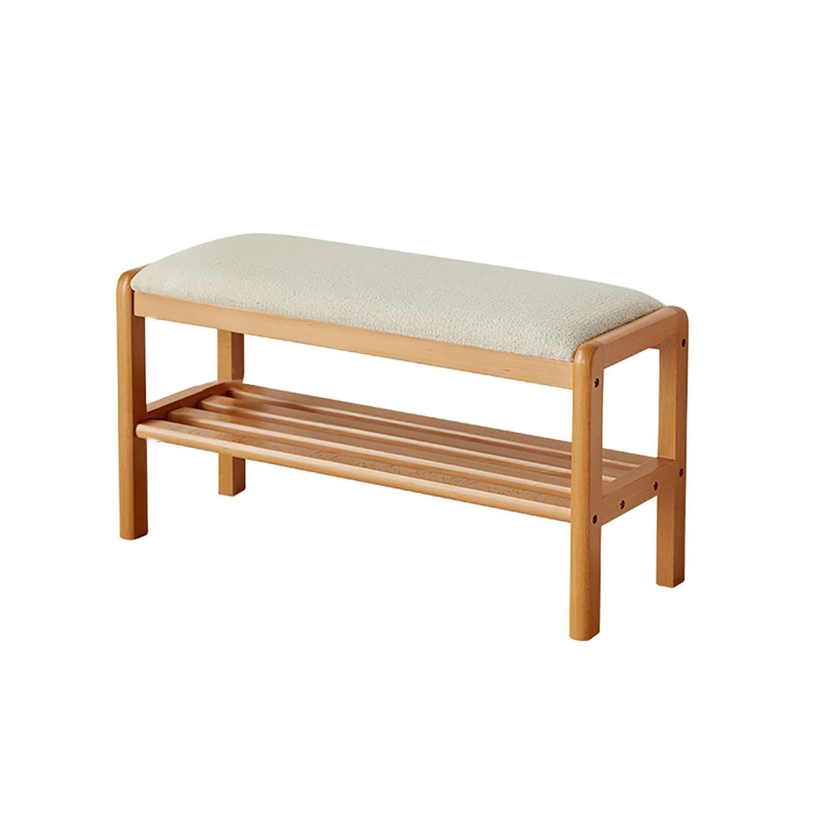 Banc d'entrée rustique pour résoudre le désordre dans le couloir avec style