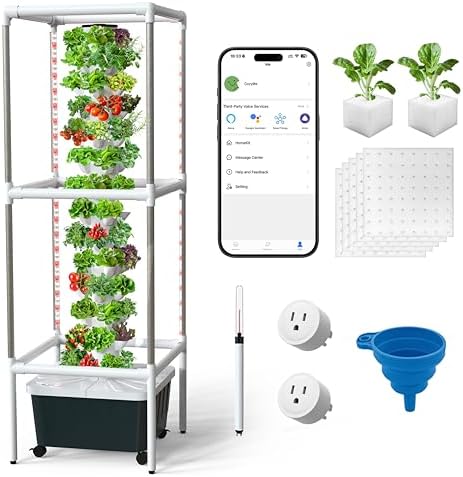 SJZX Hydroponic Growing System Kit - 70 Pods Large Vertical Hydro...