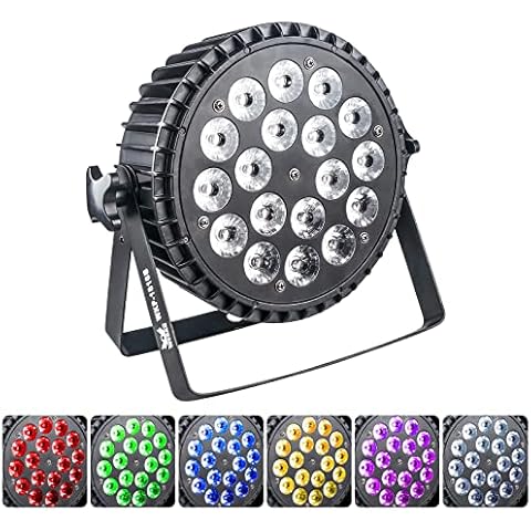 Projecteur LED Wecan 18x15W RGBWA+UV Cover