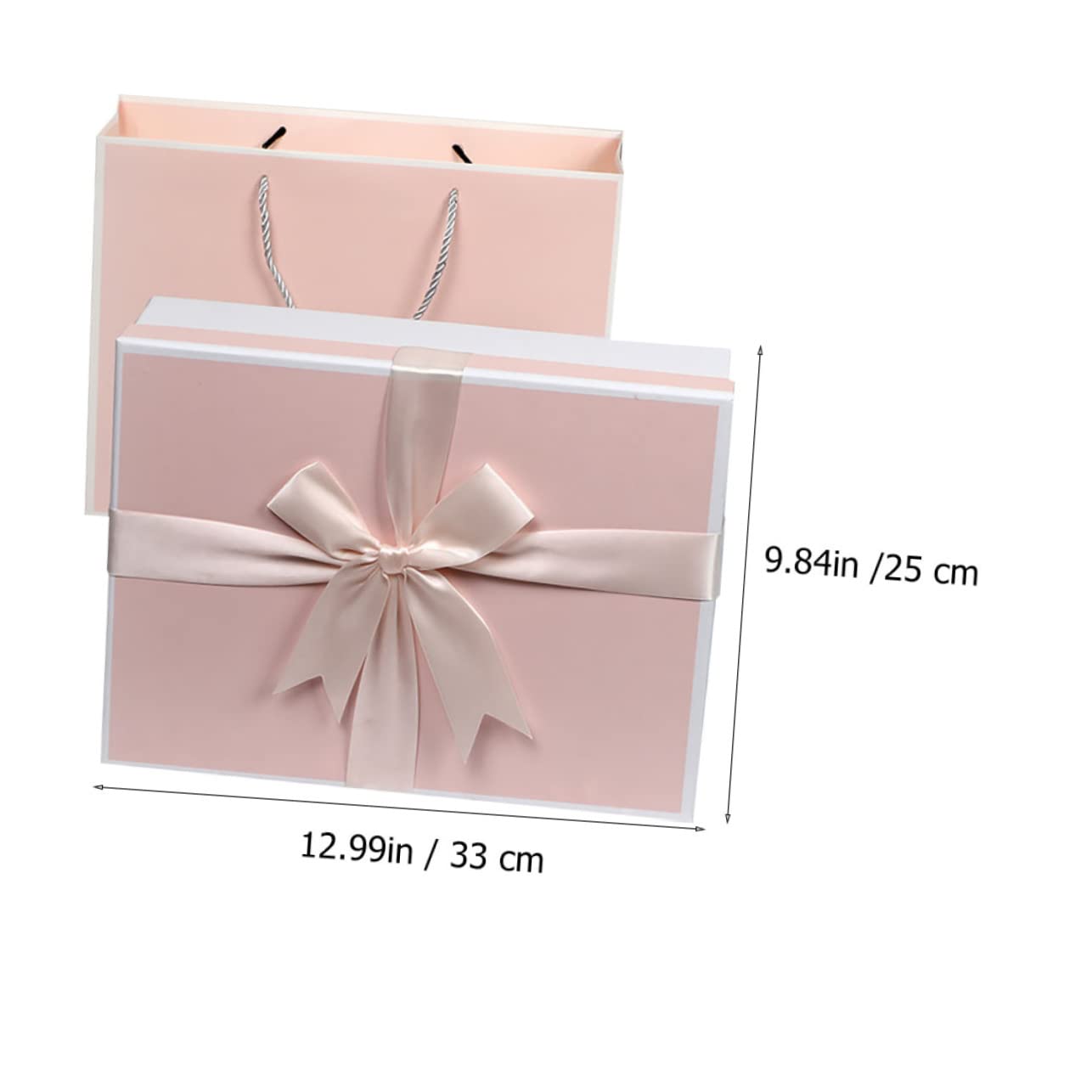 Scatola Natalizia Fiocco Delicato E Nastro Confezione Natalizia Per Feste Ragazzo Ragazza E Feste Di Natale