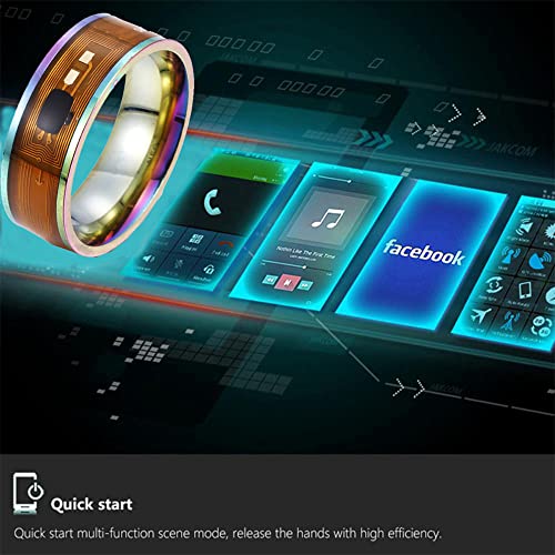 Waterdichte NFC-ring, roestvrijstalen draagbare slimme ringen, chip universeel voor mobiele telefoon, allround… - Image 7