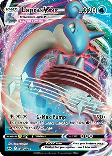 ポケモンカードゲーム Lapras VMAX Lapras VMAX - 050/202 - Ultra Rare : Amazon.com.be: Toys