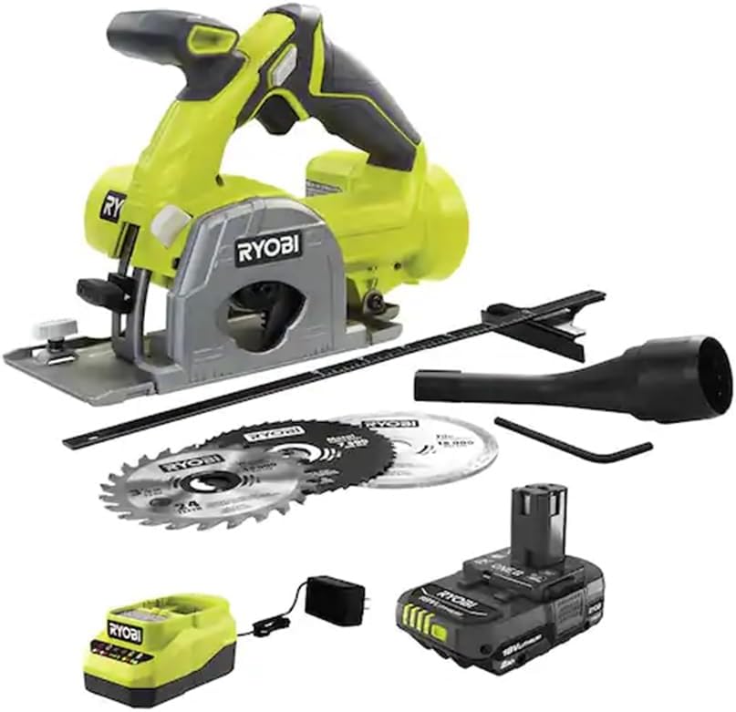 Table Saw RYOBI 18V Cordless Miter Saw – 10” Sliding, Brushless