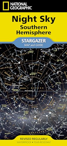 National Geographic Night Sky - Southern Hemisphere Map (Stargaze...