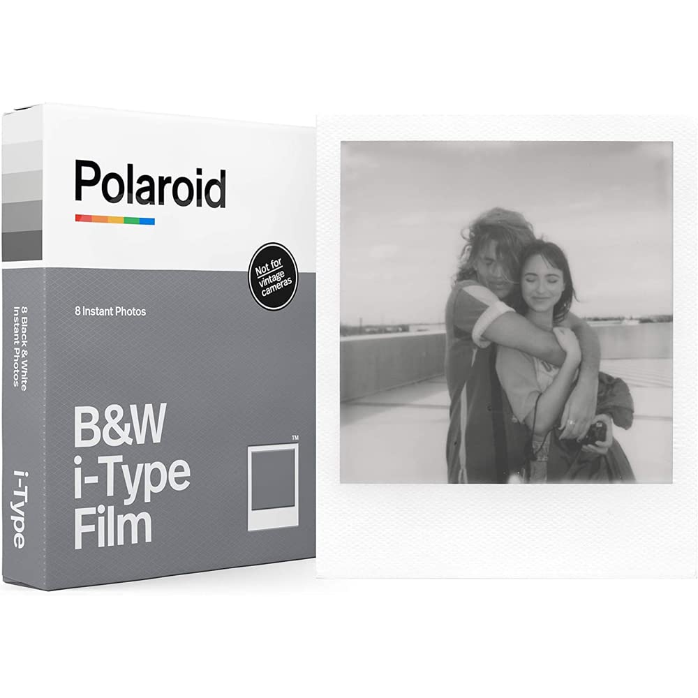 Polaroid Originals PRD6001 Schwarz-Weiß-Film für Now i-Type und Now-Kameras, 2 Stück