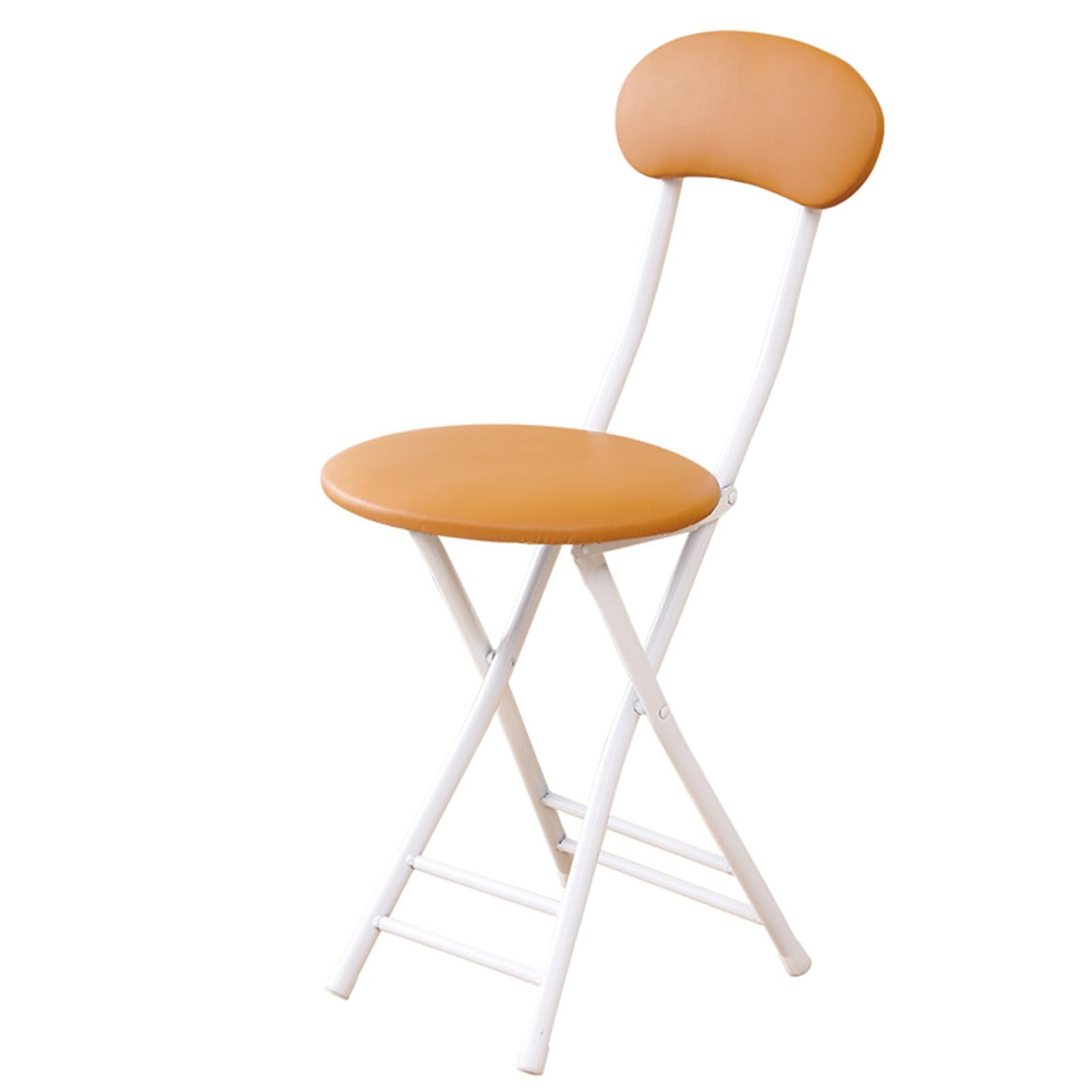 Tabouret de bar pliable 47 cm chaise haute ronde rembourrée pour cuisine