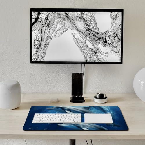Tapis de souris de jeu dauphin grand format avec impression HD
