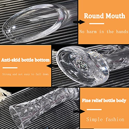 Clear Plastic Acrylic Vase Esmiome - Bud Vase 3Pcs/Set Modern, Single Rose Vases, Small Vases For Flowers Crystal Cute Cheap Bulk Skinny Centerpieces Wedding, Home Table Decor #TOP3
