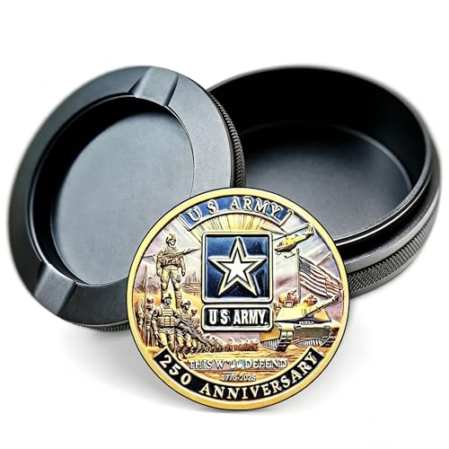 Image of Metal Can | Metal Container | Pouch Container | Small Storage Tin (U.S ARMY)