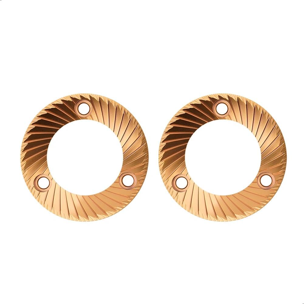 Amazon.com: watchget 64mm Flat Burr with Titanium Plating - Multi
