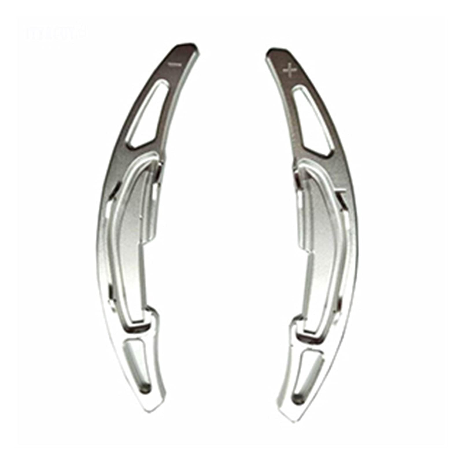 TAOTT ITYAGUY 2pcs Car Styling Aluminum Steering Wheel Shift Paddle Fit For B-M-W M2 M3 M4 M5 M6 X5M X6M Shifter Extension Accessories TAOTT (Color : Silver)