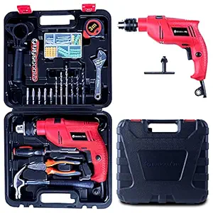 Buildskill BGSB13RE Pro 13mm impact Drill Kit with Accessories Power & Hand Tool Kit (Pack of 70)