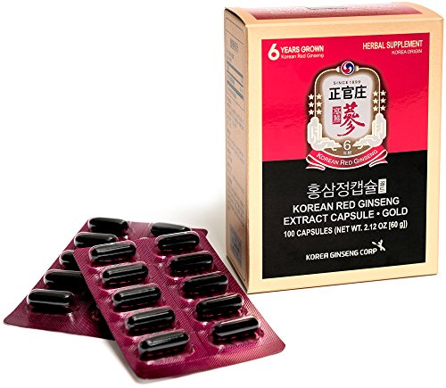 KGC Cheong Kwan Jang [Korean Red Ginseng Extract Capsule Gold - 60,000 mg]