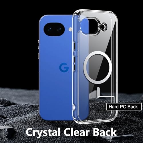 Fitudoos Funda para Google Pixel 10a, Compatible con MagSafe, Protección de Grado Militar, Resistente a Golpes, Antiamarilleo y arañazos Funda-Transparente. - imagen 8
