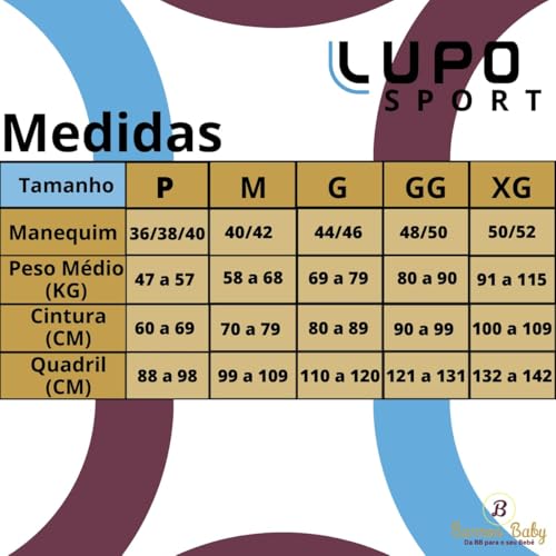 Bermuda Lupo Max, 71311 Feminina, Azul Marinho XG