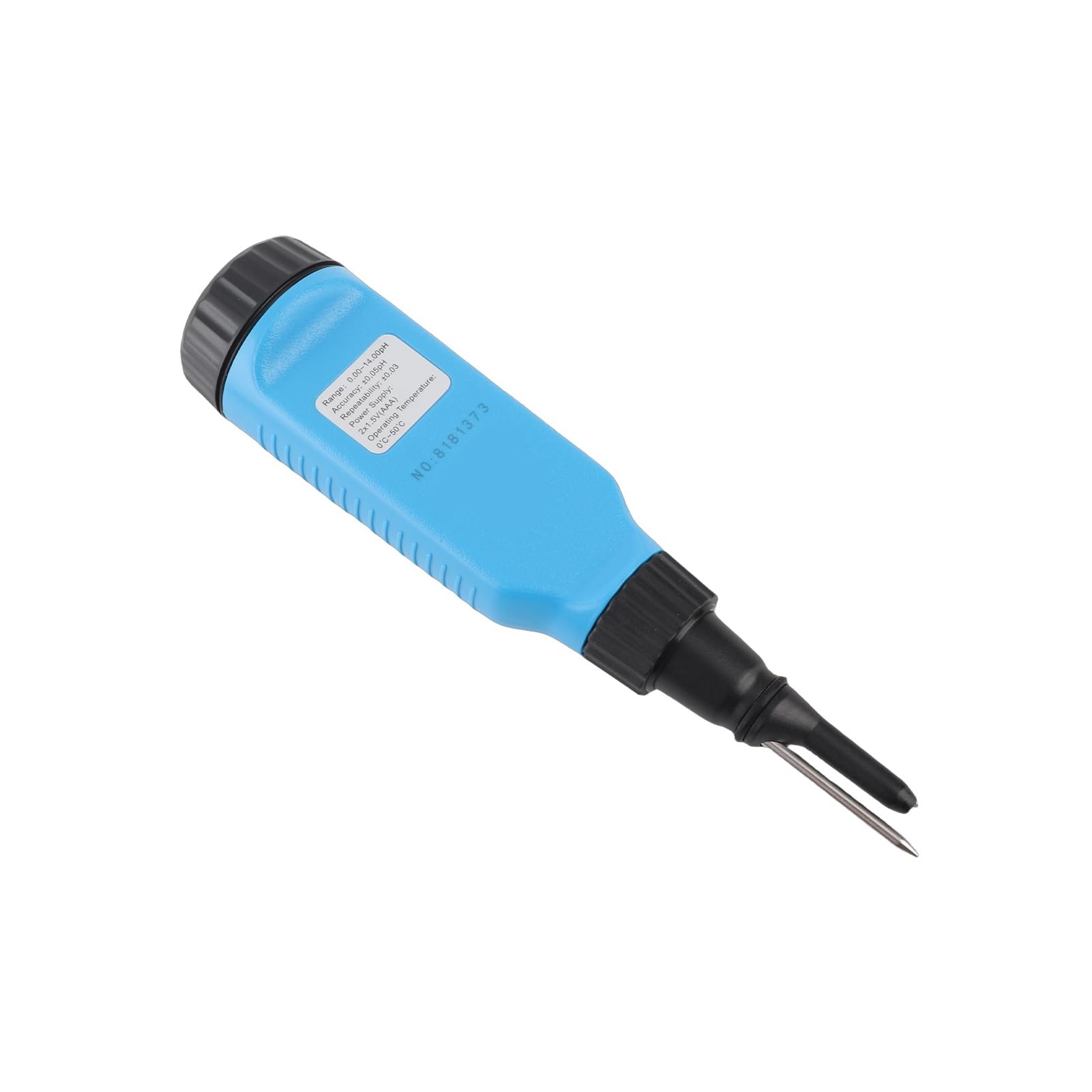 Domary Sonda de Prueba de PH Portátil con Pantalla LCD Retroiluminada para Procesamiento Alimentos Mermelada Alimentos Semisólidos Carne Pan Medidor PH 0.00-14.00 Calibración
