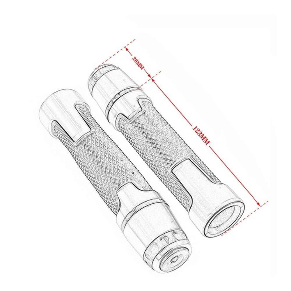Diseño Perillas Motocicleta De 7/8'' 22 Mm, Antideslizantes, Extremos Manillar para Scooter, Empuñaduras, Barra Mano para CB190R CB 190R CB190 R