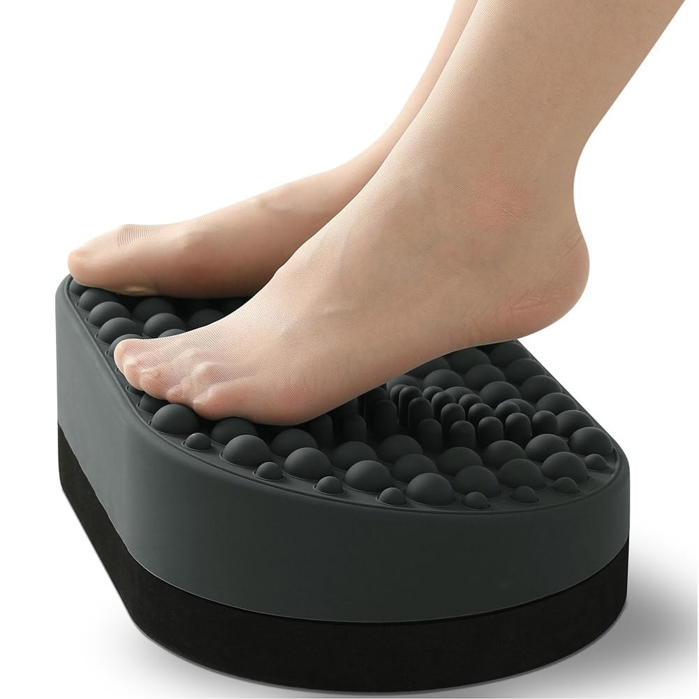 CTRLZS Under Desk Foot Rest Ottoman Stool withSilicone Pad Ergonomic Foot Massager