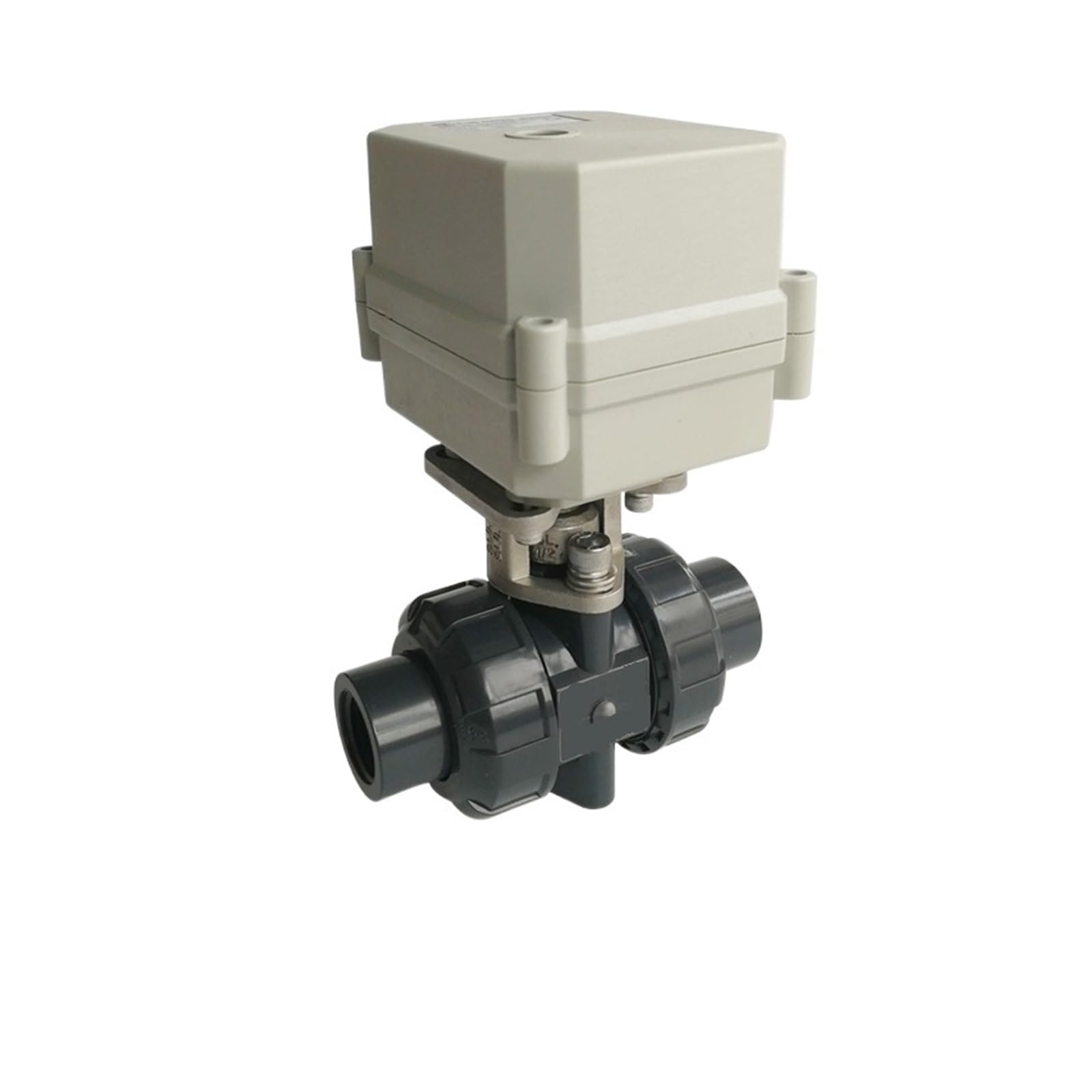 Ball valve, Zawór Kulowy DN15 PVC Normalnie Zamknięty/Normalnie Otwarty Zawór 1/2'' Wł./wył. 15 Sek. Do Systemów Wody Pitnej, Słonecznych Podgrzewaczy Wody,for Gas, Oil, Liquid, Water(NPT,DC12V_CR2