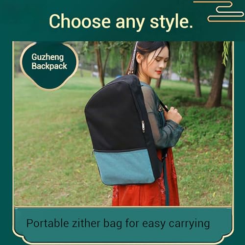 Entrenador de dedos Guzheng de 21 cuerdas con accesorios completos y mochila para principiantes, adultos, niños y prácticas y exámenes