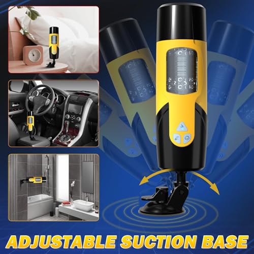 Image of Cafatop Male Masturbator Sex Toys for Men,AI-Connected Thrusting & Rotating | Automatic Electric Pocket Pussy, Quiet USB Rechargeable Waterproof Stroker with APP Control, Adult Sex Toys for Men Couples