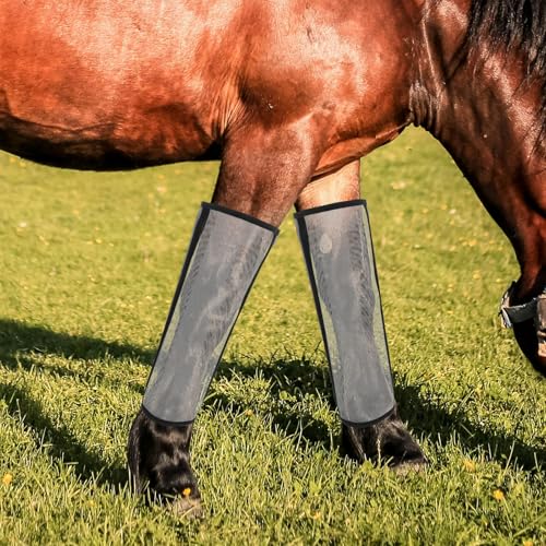 Botas de mosca para caballo contra picaduras ULTECHNOVO juego de poliéster transpirable 4