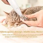 Palksky Dog Paw Trimmer, Upgraded 18mm-Blade Electric Dog Clippers for Groomming with Led Display, Waterproof Pet Micro Precision Trimmer, Rechargeable Hair Shaver for Paws, Ears, Face, Rump and Eyes - Image 3