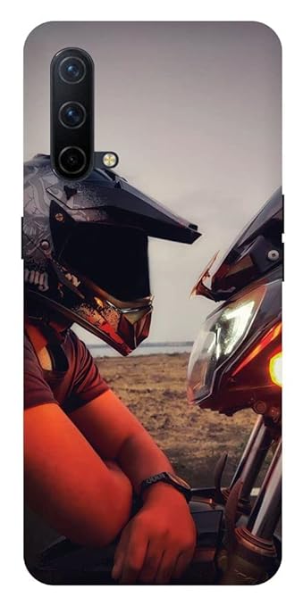 GRAFIQE Back Cover for OnePlus Nord CE 5G BOY, Bike, Raider, Helmet, Alone BOY,O,P