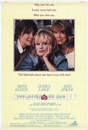 Crimes of the Heart Poster B 27x40 Sissy Spacek Diane