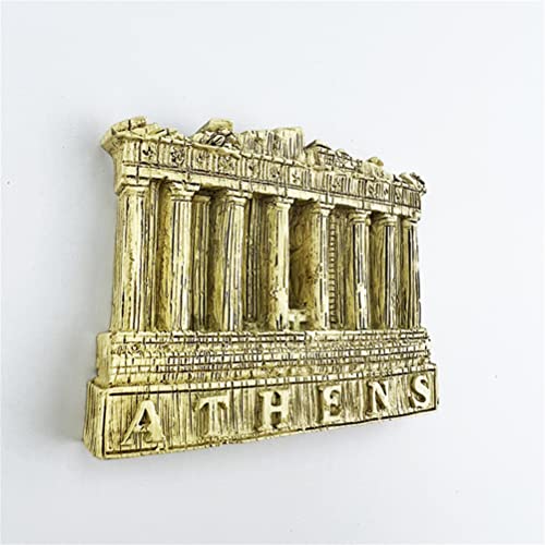 Imán decorativo souvenir Atenas Grecia para refrigerador miniatura 3