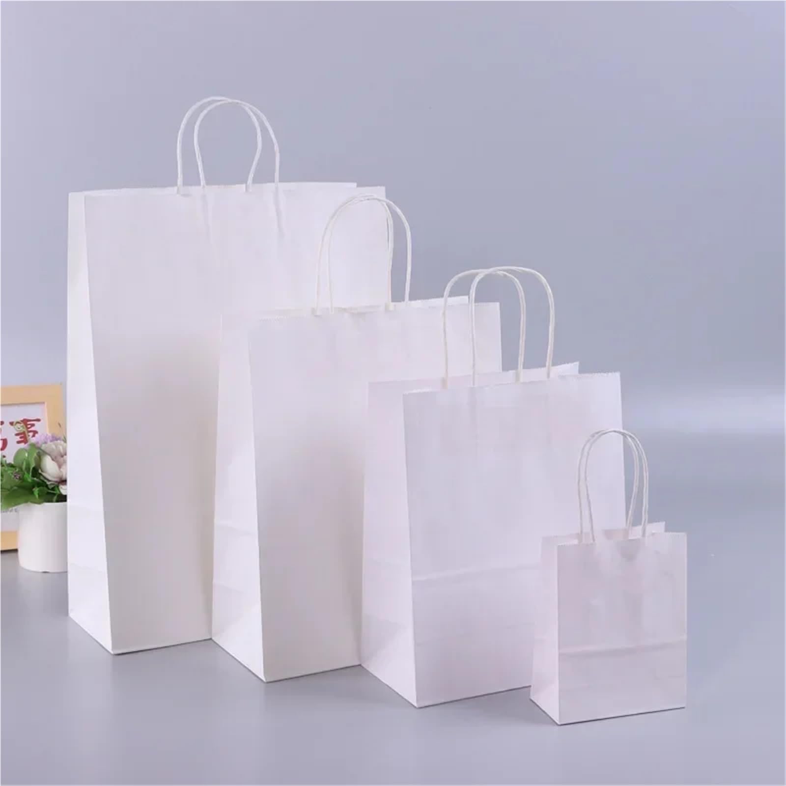 Bolsas De Papel Kraft Con Asas Para Compras