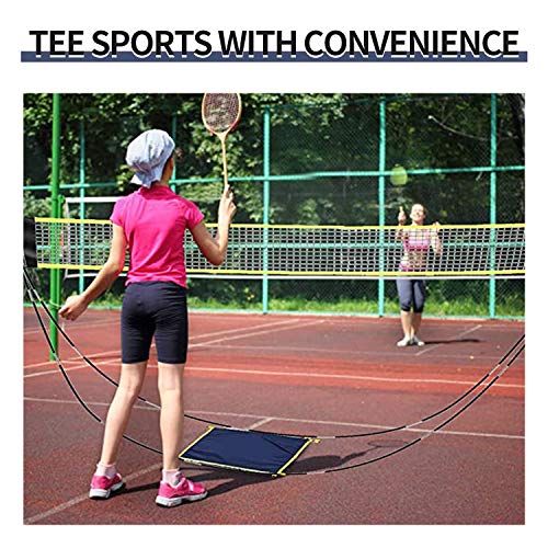 image for ShaggyDogz Portable Badminton Net with Stand Carry Bag, Foldable Volle