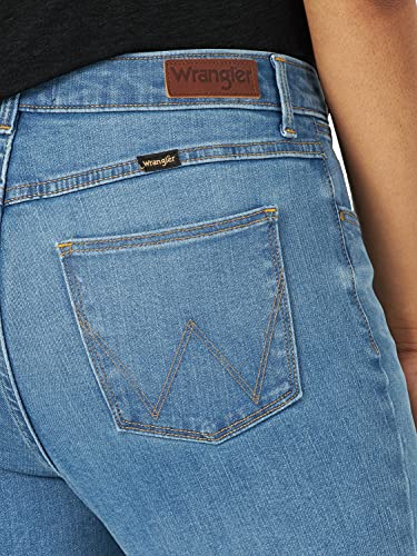 Wrangler Women's Kick Flare High Rise Crop Jean3